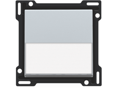 Afwerkingsset met tekstveld voor enkelvoudige schakelaar of drukknop, sterling