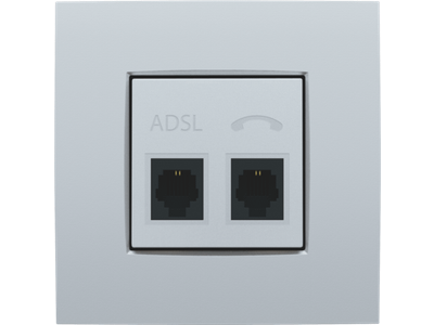 Centraalplaat adsl - tel, sterling