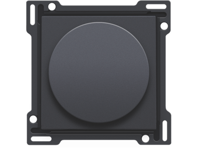 Afwerkingsset voor draaiknopdimmer of snelheidsregelaar, incl. draaiknop, anthracite