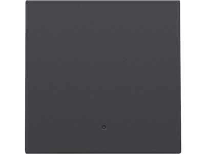 Afwerkingsset met lens voor elektronische schakelaar of drukknop, anthracite