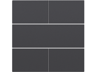 Afwerkingsset voor 4-voudige potentiaalvrije drukknop 24 V, anthracite