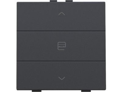 Enkelvoudige motorbediening voor Niko Home Control, anthracite