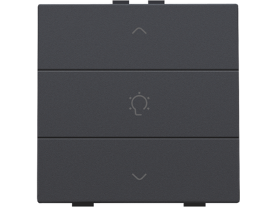 Enkelvoudige dimbediening voor Niko Home Control, anthracite