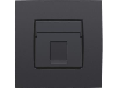 Centraalplaat data 1x RJ, anthracite