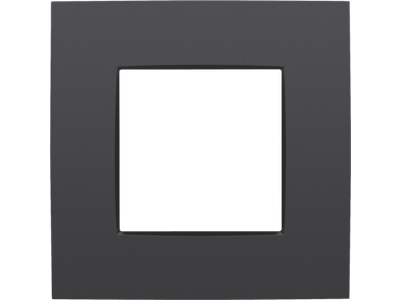 Enkelvoudige afdekplaat Niko Intense anthracite