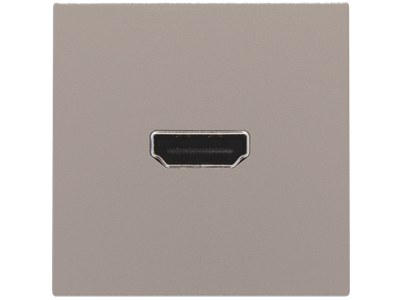 Afwerkingsset met HDMI-naar-schroefaansluiting, bronze