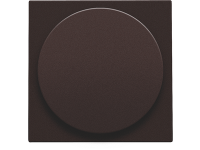 Afwerkingsset voor draaiknopdimmer of extensie, incl. draaiknop, dark brown