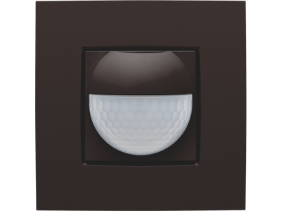 Afwerkingsset voor binnenbewegingsmelder voor Niko Home Control, dark brown
