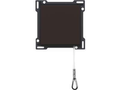 Afwerkingsset voor trekdrukknop, dark brown