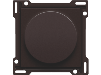 Afwerkingsset 1-0-2 voor draaischakelaar voor motoren, dark brown