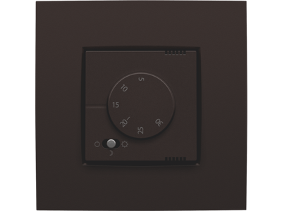 Elektronische thermostaat, dark brown