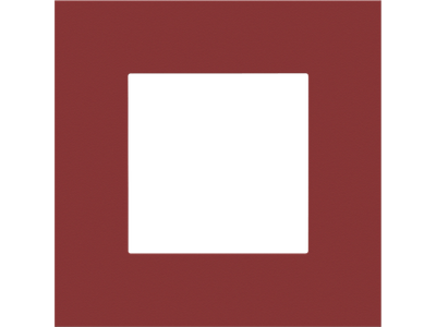 Enkelvoudige afdekplaat Niko Pure natural red