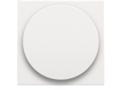 Afwerkingsset voor draaiknopdimmer of extensie, incl. draaiknop, white coated