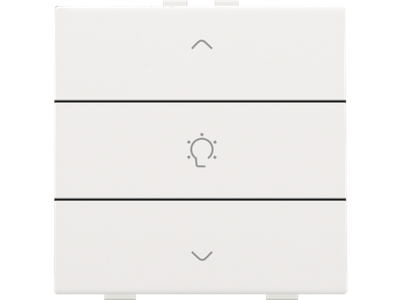 Enkelvoudige dimbediening voor Niko Home Control, white coated