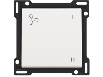 Afwerkingsset voor mechanisch gecontroleerde ventilatiebediening, white coated