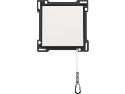 Set de finition pour bouton-poussoir à tirette, white coated