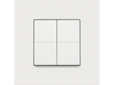 Dimschakelaar voor het Hue systeem Niko Pure white steel