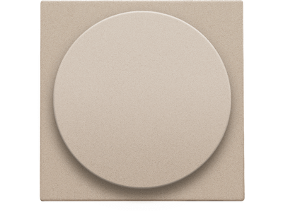 Afwerkingsset voor draaiknopdimmer of extensie, incl. draaiknop, champagne coated