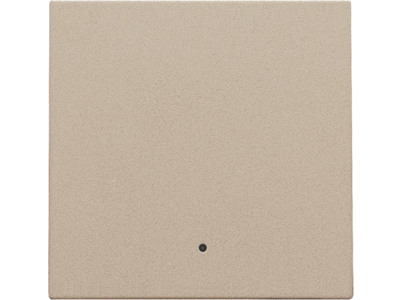 Afwerkingsset met lens voor elektronische schakelaar of drukknop, champagne coated