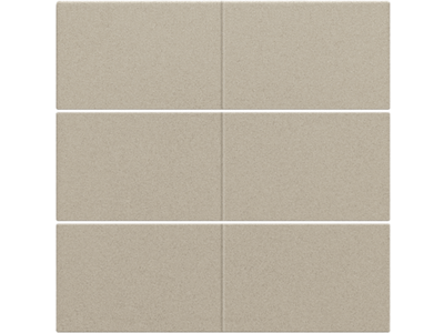 Afwerkingsset voor 6-voudige potentiaalvrije drukknop 24 V, champagne coated