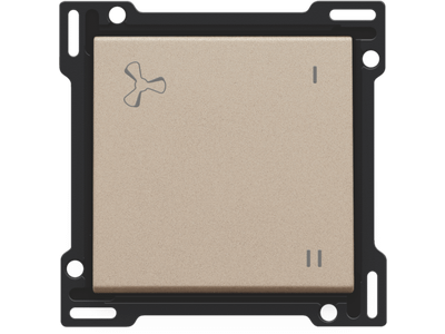 Afwerkingsset voor mechanisch gecontroleerde ventilatiebediening, champagne coated