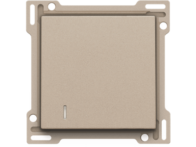 Afwerkingsset voor hotelkaartschakelaar, champagne coated