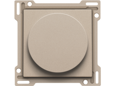 Afwerkingsset op/neer voor draaischakelaar, champagne coated