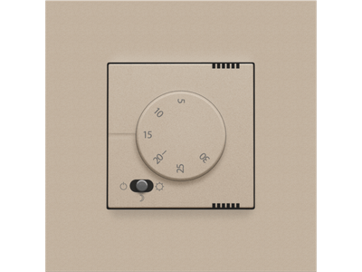 Elektronische thermostaat, champagne coated