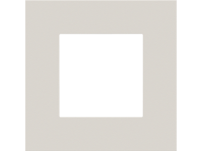 Enkelvoudige afdekplaat Niko Pure natural soft grey