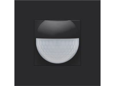 Afwerkingsset voor binnenbewegingsmelder voor Niko Home Control, black coated