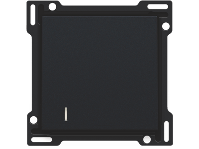 Afwerkingsset voor hotelkaartschakelaar, black coated