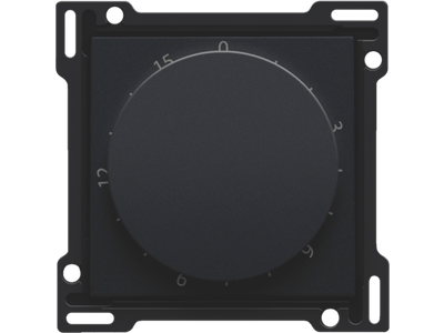 Afwerkingsset voor timer regelbaar tot 15 min, black coated