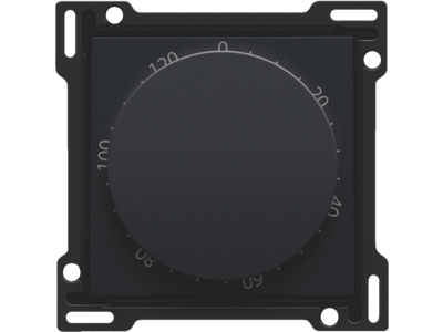 Afwerkingsset voor timer regelbaar tot 120 min., black coated