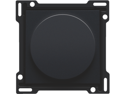 Afwerkingsset 1-2-3 voor draaischakelaar voor motoren, black coated