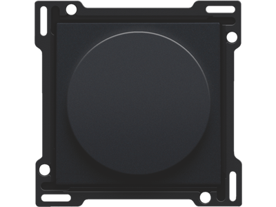 Afwerkingsset 0-1-2 voor draaischakelaar voor motoren, black coated