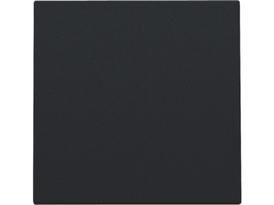 Afwerkingsset met kabeluitvoer voor blindplaat met trekontlasting, black coated