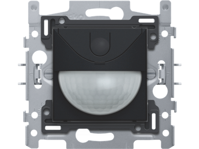 Bewegingsmelder 180° met Nikobus-interface-actor, 8 m, black coated