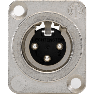 Mannelijke XLR-connector voor XLR- of JACK-aansluiting  Niko