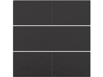 Afwerkingsset voor 4-voudige potentiaalvrije drukknop 24 V, piano black coated