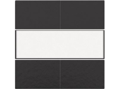 Afwerkingsset voor 4-voudige potentiaalvrije drukknop 24 V met tekstveld