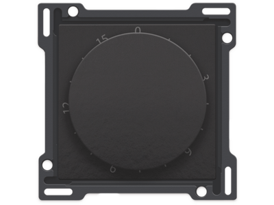 Afwerkingsset voor timer regelbaar tot 15 min., piano black coated