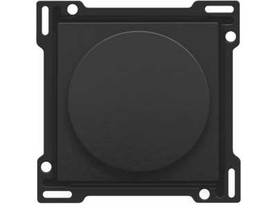 Afwerkingsset 1-2-3 voor draaischakelaar voor motoren, piano black coated