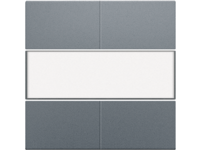 Afwerkingsset voor 4-voudige potentiaalvrije drukknop 24 V met tekstveld