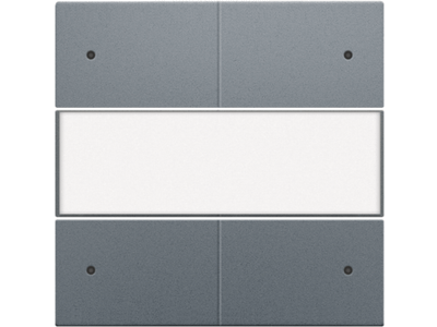 Afwerkingsset voor 4-voudige potentiaalvrije drukknop 24 V met led en tekstveld