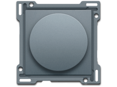 Afwerkingsset 1-0-2 voor draaischakelaar voor motoren, steel grey coated