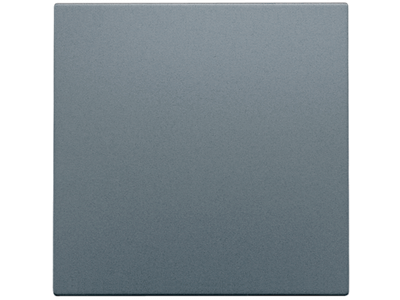 Afwerkingsset met kabeluitvoer voor blindplaat met trekontlasting, alu steel grey coated