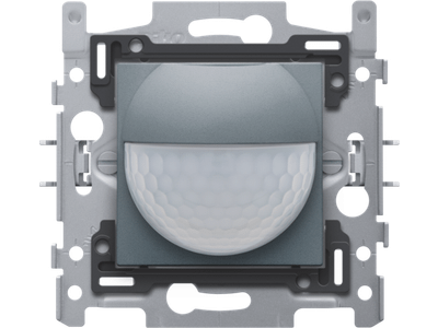 Wandbewegingsmelder 180°, 230 V, 9 m, alu steel grey coated