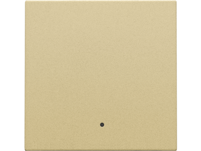 Afwerkingsset met lens voor elektronische schakelaar of drukknop, gold coated