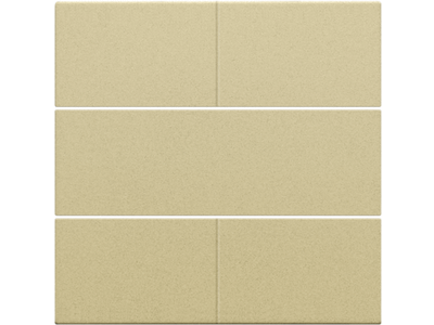 Afwerkingsset voor 4-voudige potentiaalvrije drukknop 24 V, gold coated