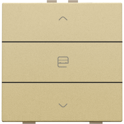 Commande de moteur simple pour Niko Home Control, gold coated 